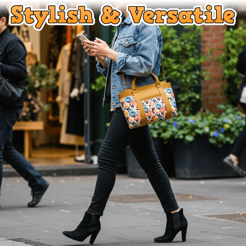 Multi Pocket Tote Bag PDF Download Pattern (3 sizes included)