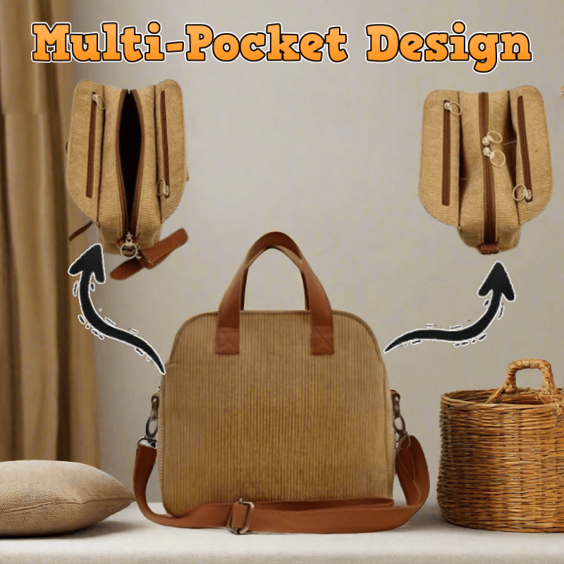 Multi-Compartment Handbag PDF Download Pattern (3 sizes included)