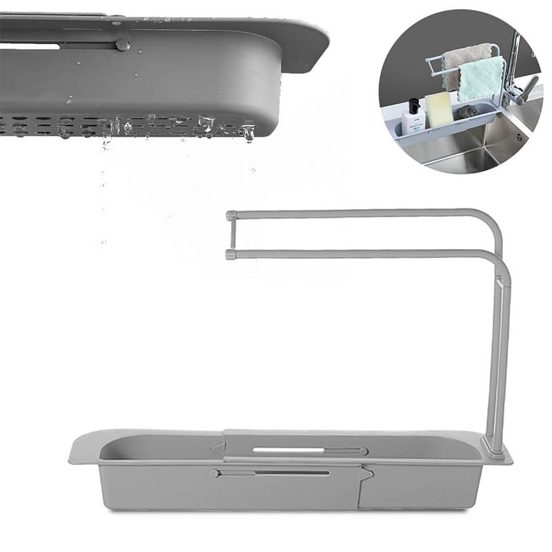 Telescopic Sink Rack -upgraded Kitchen Sink Rack - Sink Rack