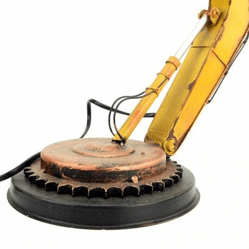 Digger Desk Lamp - 3d Excavator Lampshade Led Table Lamp