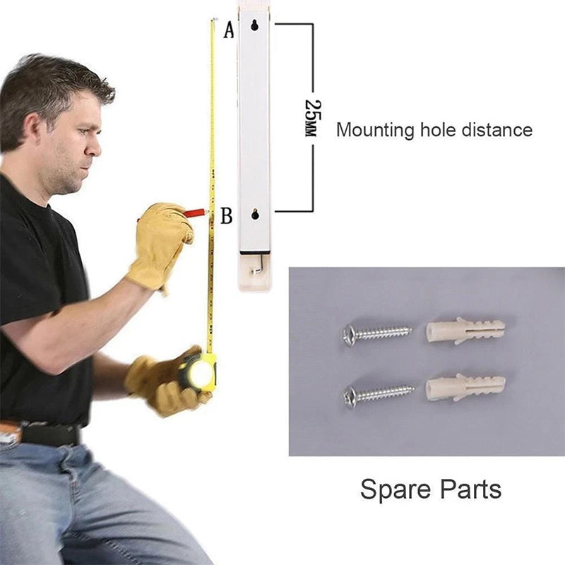 Foldable Wall Mounted Drying Rack - Laundry Drying Rack - Laundry Hanger
