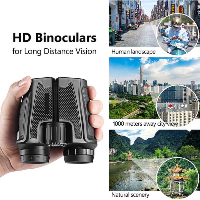 10x25 Compact Binoculars for Bird Watching - Birding Binoculars