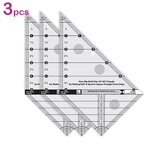 Multi-size 45 & 90 degree Triangle Ruler