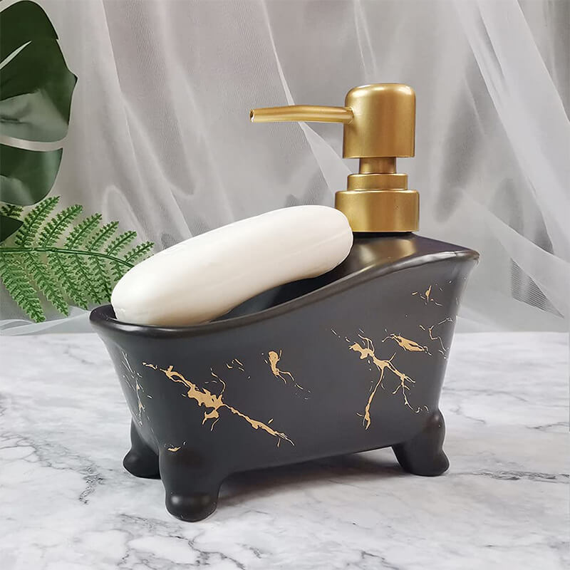 Ceramic Soap Dish - Marble Soap Holder and Saver - Soap Tray