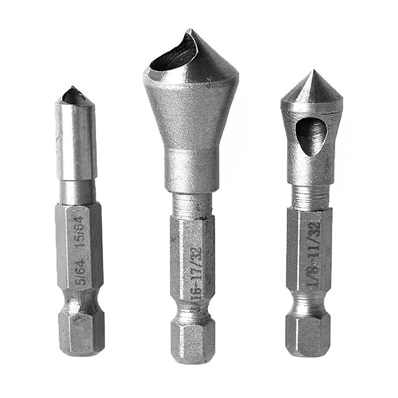 Countersink And Deburring Drill Bit Set
