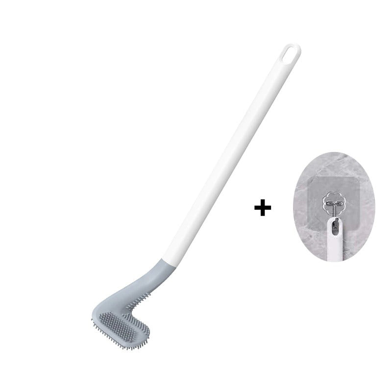 Golf Toilet Brush, Long Handled -toilet Brush Cleaner - Silicone Toilet Bowl Brush