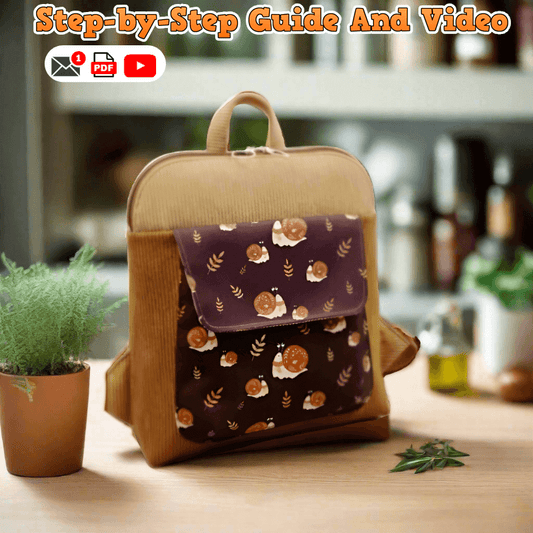 Sweet Backpack PDF Download Pattern (3 sizes included)