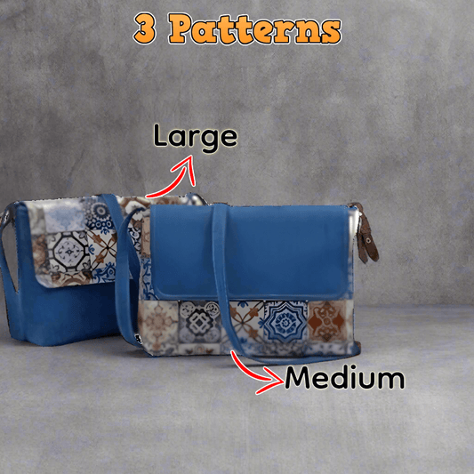 Flap-Top Crossbody Bag PDF Download Pattern (3 sizes included)