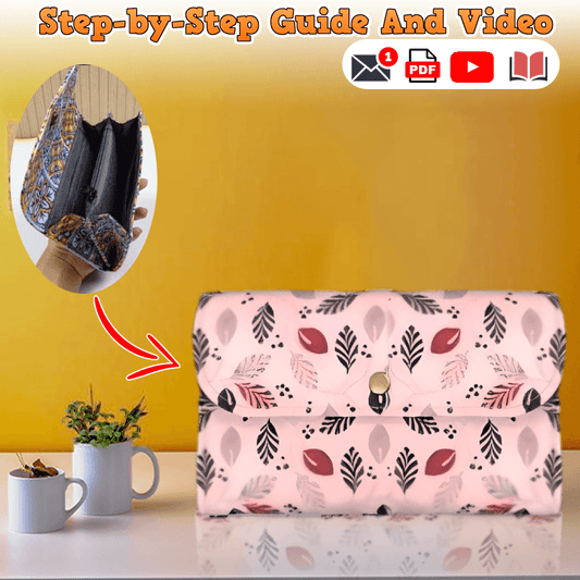 Cute Purse Wallet PDF Download Pattern (3 sizes included)