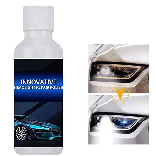 Advanced Headlight Repair Polish Spray - Polish Headlights - Lens Cleaner for Headlights