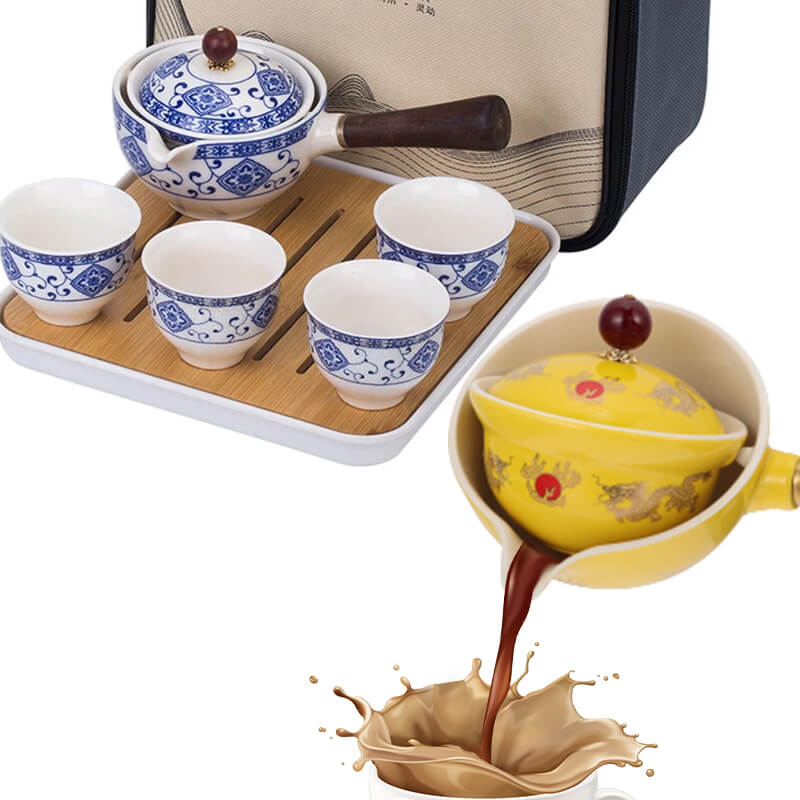 360° Rotation Tea Maker - Gift Porcelain Teapot