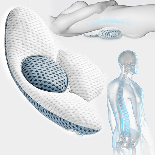 Spinedoc Pro Pillow For Healthy Posture - Adjustable Height 3d Lower Back Support - Bed Pillow For Pregnancy Hip Or Leg