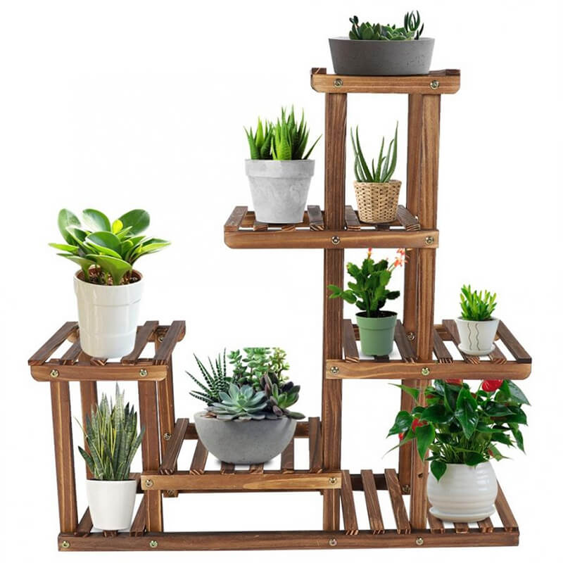 Indoor Plant Stands for Multiple Plants - Wood Plant Stand - Plant Shelf Indoor