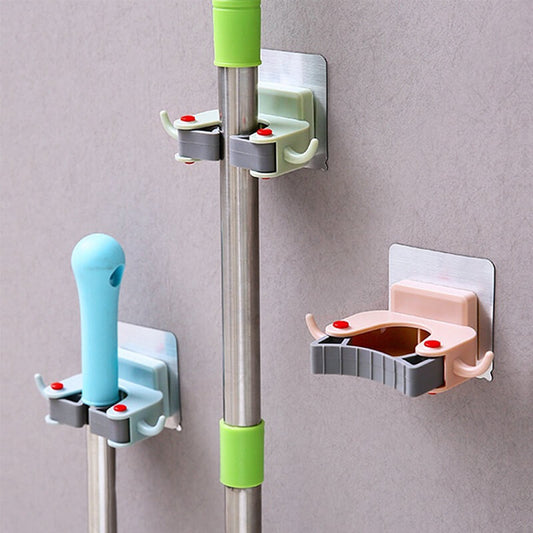 Mop and Broom Holder - Broom Holder Wall Mount