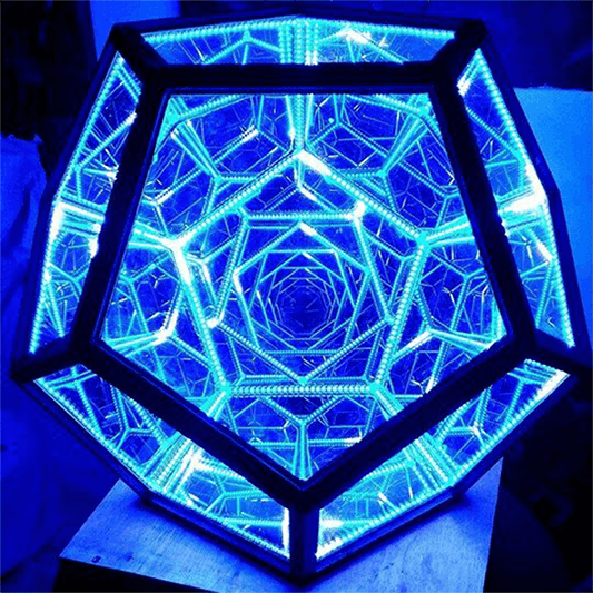 Infinite Dodecahedron Color Art Light  - Desktop Decoration Lights - Decorative Lights