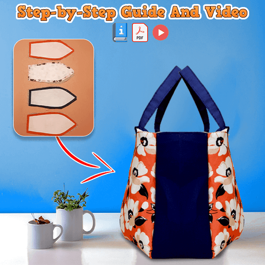Lovely Basket Bag PDF Download Pattern (3 sizes included )