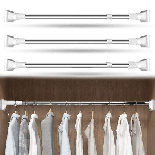 Clothing Hanger Telescopic Rod - Clothes Hanger Rod - Closet Hanging Rod