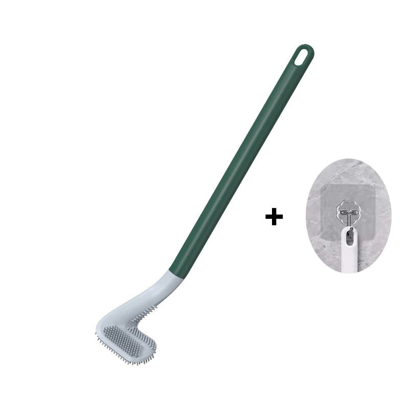 Golf Toilet Brush, Long Handled -toilet Brush Cleaner - Silicone Toilet Bowl Brush