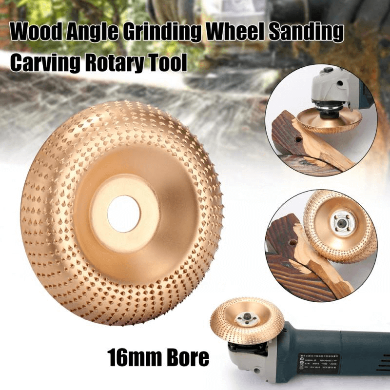 2 Pcs Wood Grinding Wheel - Wood Carving - Wood Grinding - Grinder for Wood - Grinder Shaping Disc
