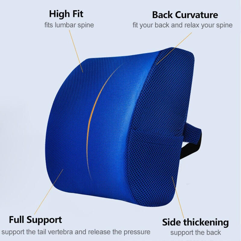 Lumbar Support Pillow - Back Support Pillow for Chair