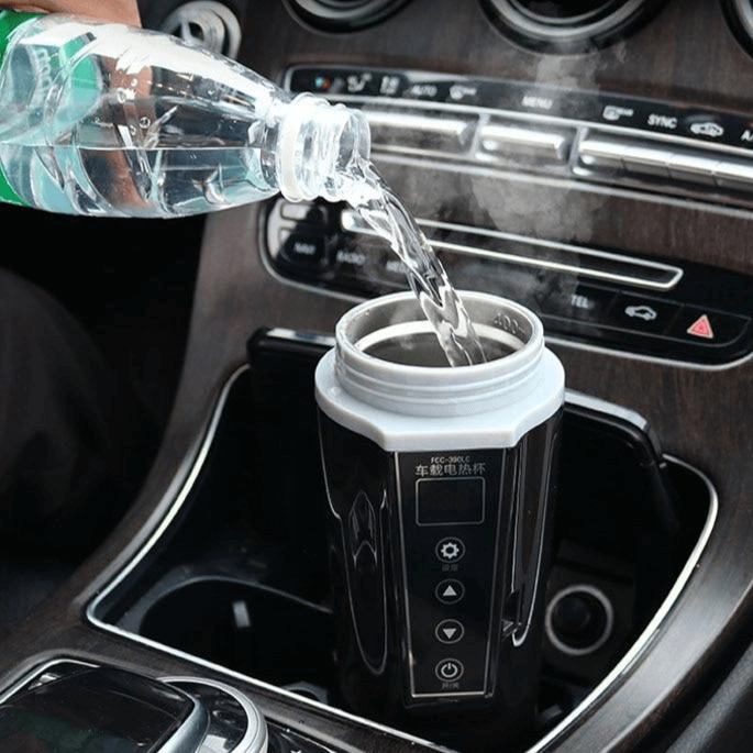 Smart Heating Digital Car Thermos