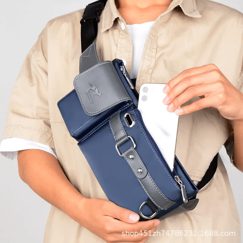New Fashion Nylon Multi-functiona Mobile Phone Waist Bag