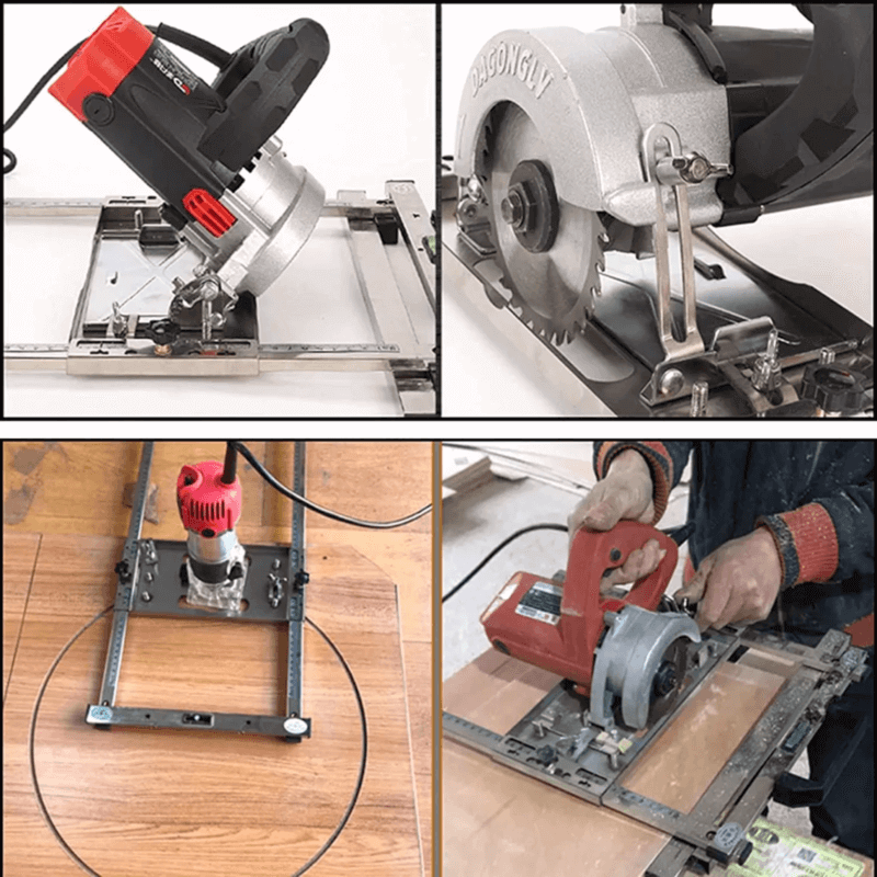 Multifunction Circular Saw Guide - Multifunction Electricity Circular Saw Trimmer Machine Guide Positioning Cutting Board Tools Woodworking