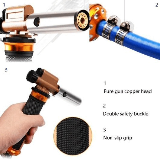 Professional Gas Welding Torch With Hose - Rose Bud Torch - Welding Torch