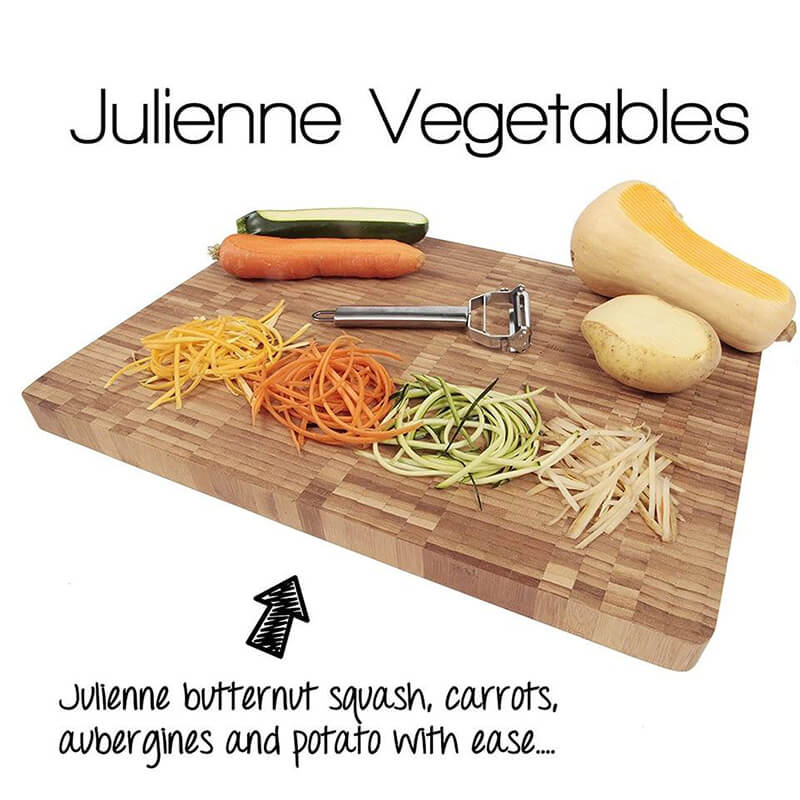 Stainless Steel Vegetable Peeler & Julienne - Potato Peeler - Julienne Cutter