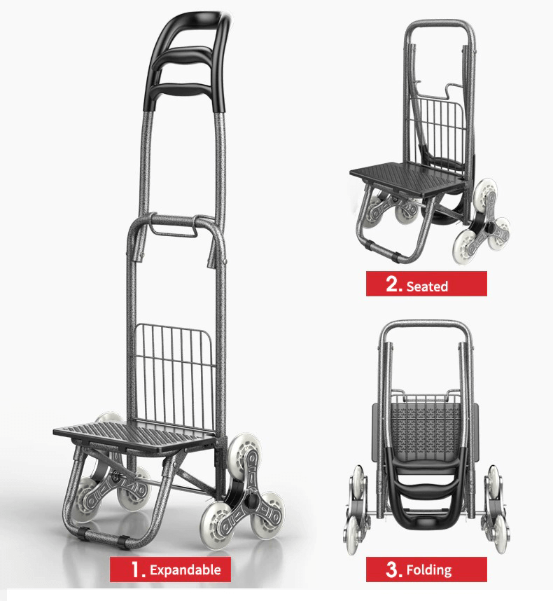 3-Wheel Stair Climbing Cart,Heavy Duty Cart- Stair Climbing Hand Truck , hand truck dolly , hand truck