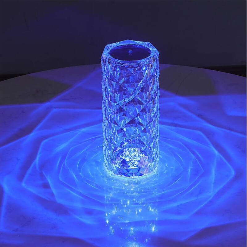 Crystal Diamond Table Lamp With Usb Port -rechargeable Usb Table Lamp