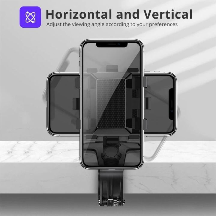 Upgraded 1200° Rotation Car Phone Holder - Cell Phone Holder for Car - Millphone Holder - Dashboard Mount Phones