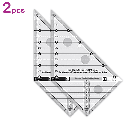 Multi-size 45 & 90 degree Triangle Ruler