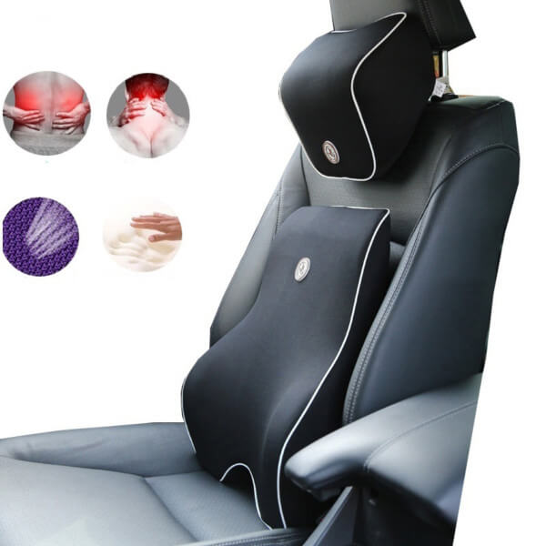 Car Cushion for Neck and Back Pain - Headrest Pillow