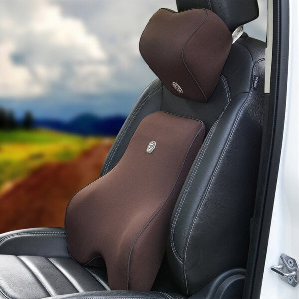 Car Cushion for Neck and Back Pain - Headrest Pillow