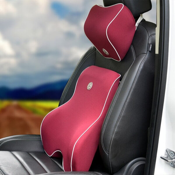 Car Cushion for Neck and Back Pain - Headrest Pillow