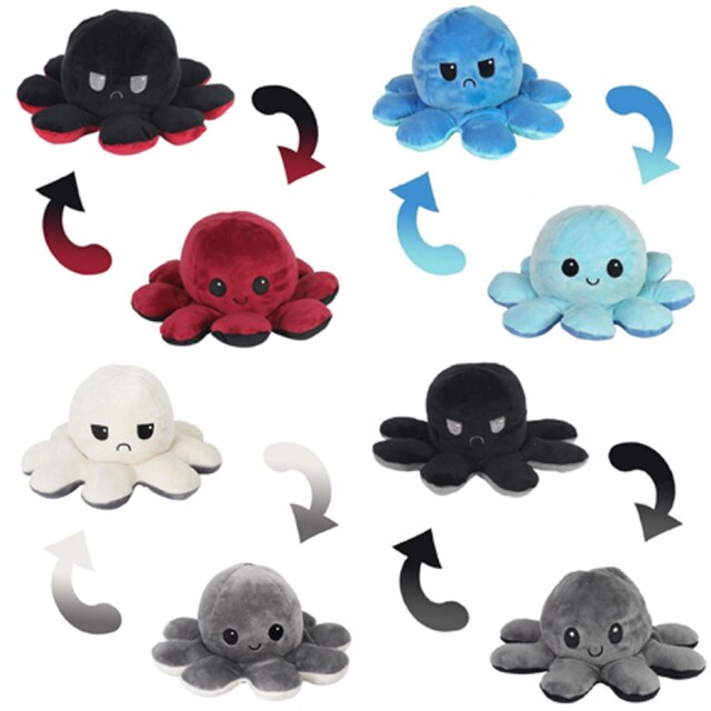 4 Pcs Octolove™ Plushies - Reversible Octolove