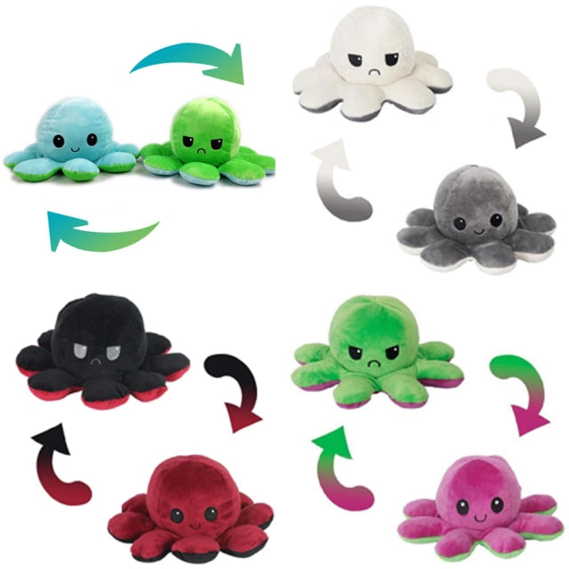 4 Pcs Octolove™ Plushies - Reversible Octolove