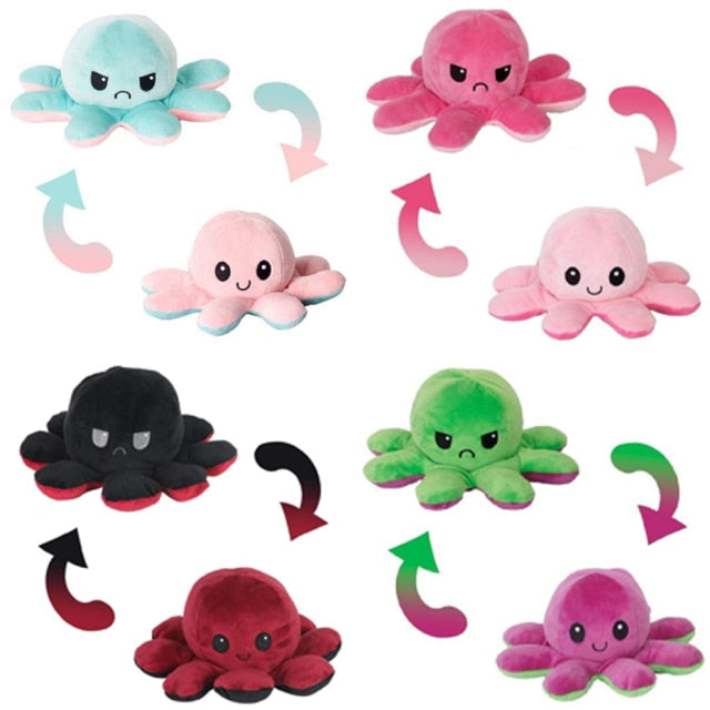 4 Pcs Octolove™ Plushies - Reversible Octolove