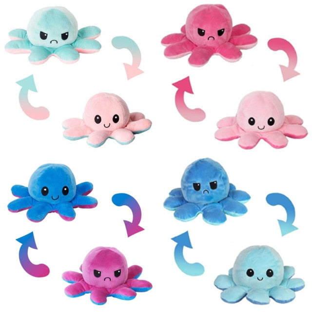 4 Pcs Octolove™ Plushies - Reversible Octolove