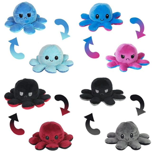 4 Pcs Octolove™ Plushies - Reversible Octolove