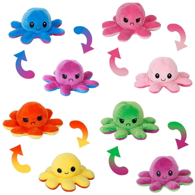 4 Pcs Octolove™ Plushies - Reversible Octolove