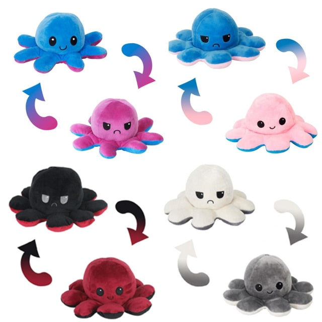 4 Pcs Octolove™ Plushies - Reversible Octolove