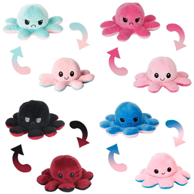 4 Pcs Octolove™ Plushies - Reversible Octolove