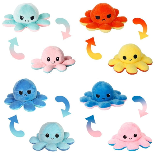 4 Pcs Octolove™ Plushies - Reversible Octolove