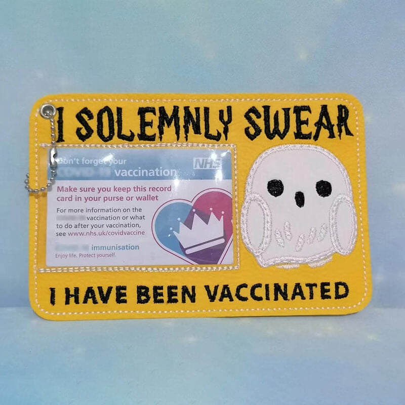 Vaccine Card Protector - Cute Reagent Card Protector